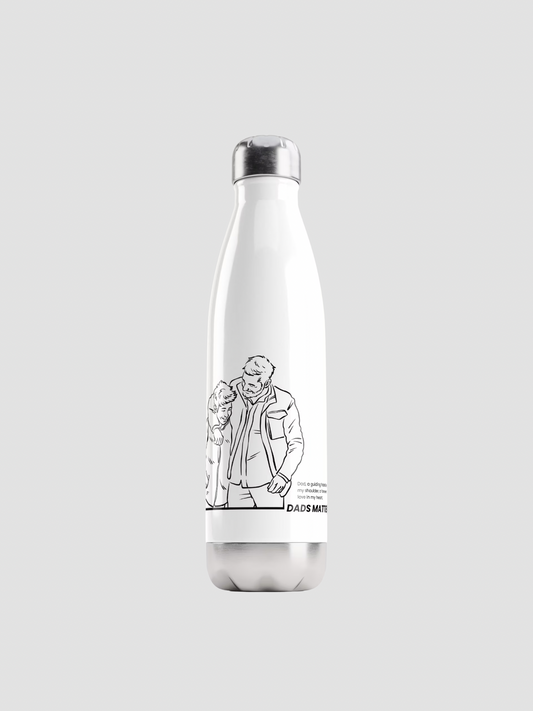 Dad’s Matter Stealthy Steel: 17oz Water Bottle